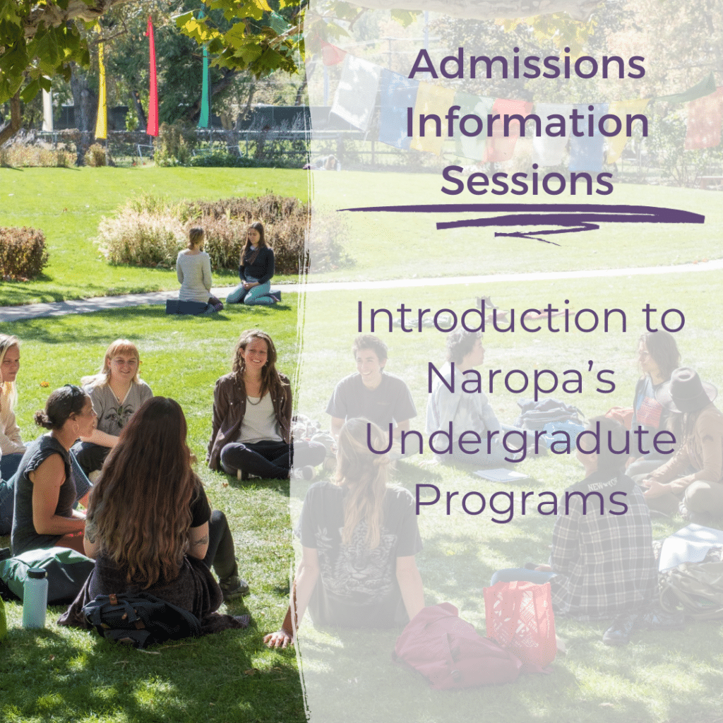 Admissions Events Naropa University