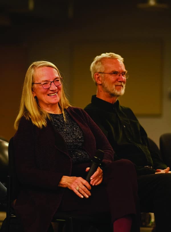 Judith Simmer-Brown and Richard Brown at Practice Day