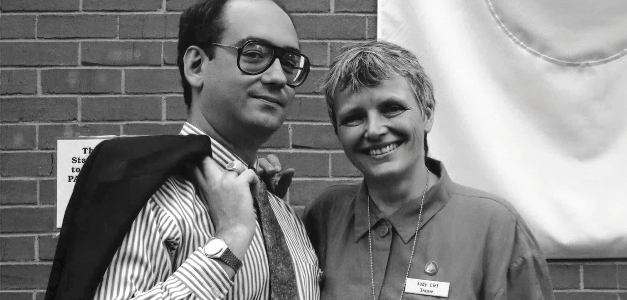 Chuck and Judy Lief at Naropa in the '80s