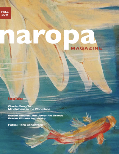 Naropa Magazine Fall 2011, featured image