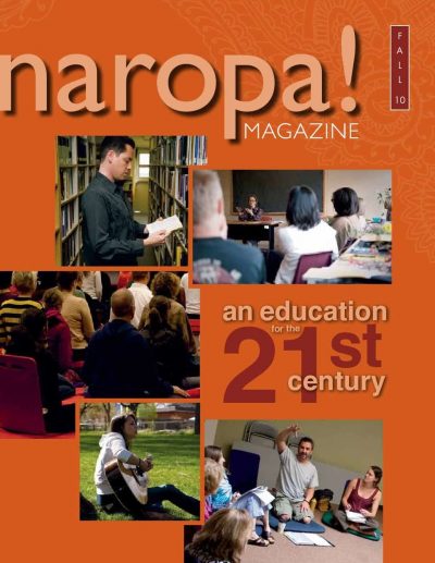 Naropa Magazine Fall 2010, featured image